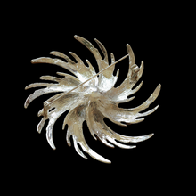 Load image into Gallery viewer, Splendid Large Imitated Pearl Domed Swirl Brooch Pinwheel Jewelry
