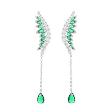 Load image into Gallery viewer, Fancy Stylish Angle Wing Long Drop Earrings for Women Girl
