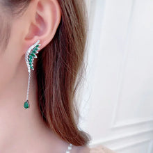 Load image into Gallery viewer, Fancy Stylish Angle Wing Long Drop Earrings for Women Girl
