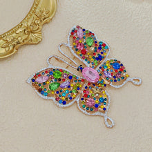 Load image into Gallery viewer, Jewelblings Stunning Opens Colorful Crystal Swallowtail Butterfly Brooches Hijab Pins
