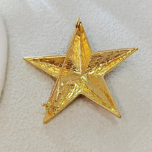 Load image into Gallery viewer, Patriotic Star - shaped Brooch with Enamel and Crystal Embellishments
