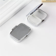 Load image into Gallery viewer, Customizable Metal Round Detachable Portable Tablet Box Jewelry Storage Box
