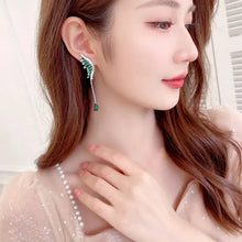 Load image into Gallery viewer, Fancy Stylish Angle Wing Long Drop Earrings for Women Girl
