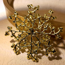 Load image into Gallery viewer, Vintage Elegant Gold Thread Imitated White Pearls Flower Bridal Bouquet Brooch Pin Spray Jewelry
