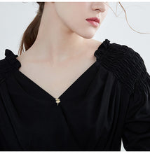 Load image into Gallery viewer, Jewelblings Fancy Style Baguette Cut CZ Dancing Girl Safety Pin Ballet Beauty Collar Lapel Pin Accessory
