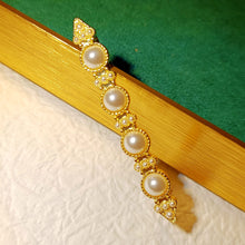 Load image into Gallery viewer, Elegant Gold Tone Imitated Pearls Stick Pin Wedding Party
