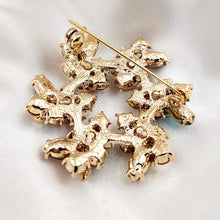 Load image into Gallery viewer, Jewelblings Fancy Fashion Colorful Crystal Rhinestone Garland Brooch
