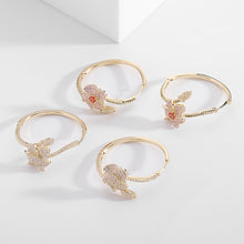 Load image into Gallery viewer, Jewelblings Fashion Trendy Circle Overlap Hoop Flower Clip Earrings Daily Jewelry
