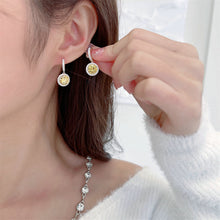 Load image into Gallery viewer, Jewelblings Fashion Embellishment FacetED Round Clip Earrings Daily Accessory
