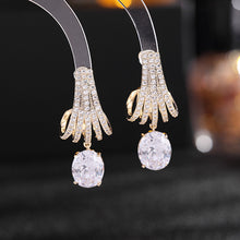 Load image into Gallery viewer, Jewelblings Chic Vintage Fan Shaped  Drop Earrings Designer Jewelry
