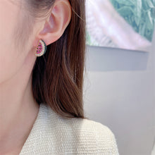 Load image into Gallery viewer, Jewelblings Sweet Fashion Full Pave CZ Watermelon Stud Earrings for Costume Jewelry
