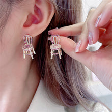 Load image into Gallery viewer, Jewelblings Chic Colorful Sit Down Chair Earrings Enjoyable Costume Jewelry
