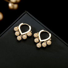 Load image into Gallery viewer, Jewelblings Fashion Design Opens Metallic Heart Burst Balls Dangle Earrings Creative Romance Jewelry

