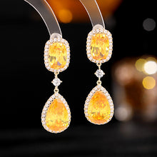 Load image into Gallery viewer, Jewelblings Classic Vintage Embellish Rectangle and Teardrop Earrings for Wedding Party Accessory
