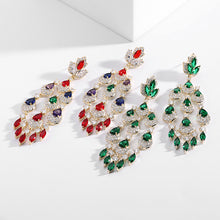 Load image into Gallery viewer, Jewelblings Vintage Luxury Style Pear Accent Chandelier Earrings for Women Formal Occasion Accessory
