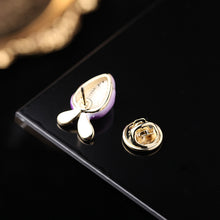 Load image into Gallery viewer, Jewelblings Joyous Enamel Mimi Radish Carrot Safety Pin Vegs Jewelry
