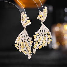 Load image into Gallery viewer, Jewelblings Gorgeous Designer Butterfly Wing Shaped Earrings Burst Bow Jewelry

