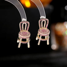 Load image into Gallery viewer, Jewelblings Chic Colorful Sit Down Chair Earrings Enjoyable Costume Jewelry
