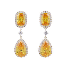 Load image into Gallery viewer, Jewelblings Classic Vintage Embellish Rectangle and Teardrop Earrings for Wedding Party Accessory

