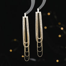 Load image into Gallery viewer, Jewelblings Fantastic Golden Beads Tiered Loop Tassel Earrings for Night Club Accessory

