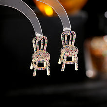 Load image into Gallery viewer, Jewelblings Chic Colorful Sit Down Chair Earrings Enjoyable Costume Jewelry
