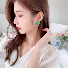 Load image into Gallery viewer, Jewelblings Exquisite Imitated Opal Green Blue White Sheep Earrings Cute Girly Jewelry
