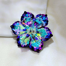 Load image into Gallery viewer, Jewelblings Shining Beads Lavender Aurora Crystalline Floral Brooches &amp; Pins
