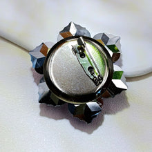 Load image into Gallery viewer, Jewelblings Shining Beads Lavender Aurora Crystalline Floral Brooches &amp; Pins
