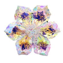 Load image into Gallery viewer, Jewelblings Sparkle Pink Iridescent AB Reflection Crystal Flower Broaches &amp;Pins
