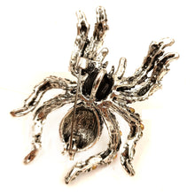 Load image into Gallery viewer, Jewelblings Spooky Season Black Red Crystal Spider Brooch Pin Halloween Costume Jewelry for Women Men Garden Party Cape Cloak Hat Bag Gfits
