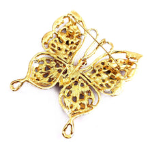Load image into Gallery viewer, Jewelblings Stunning Opens Colorful Crystal Swallowtail Butterfly Brooches Hijab Pins
